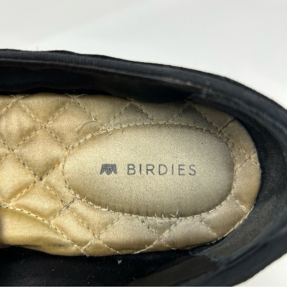 Birdies The Starling Black Velvet Comfort Smoking Slipper Flats Size 6.5 - Picture 13 of 14